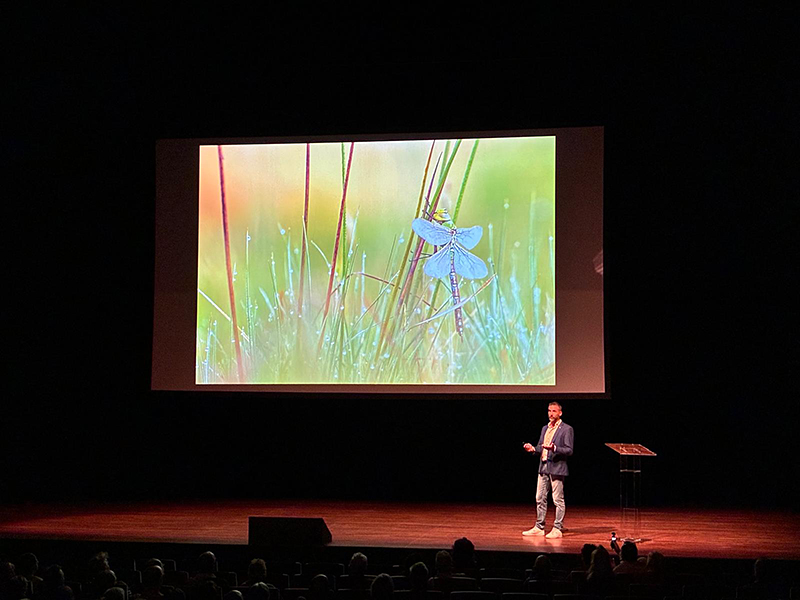 Mijn presentatie op het podium van Orpheus in Apeldoorn.